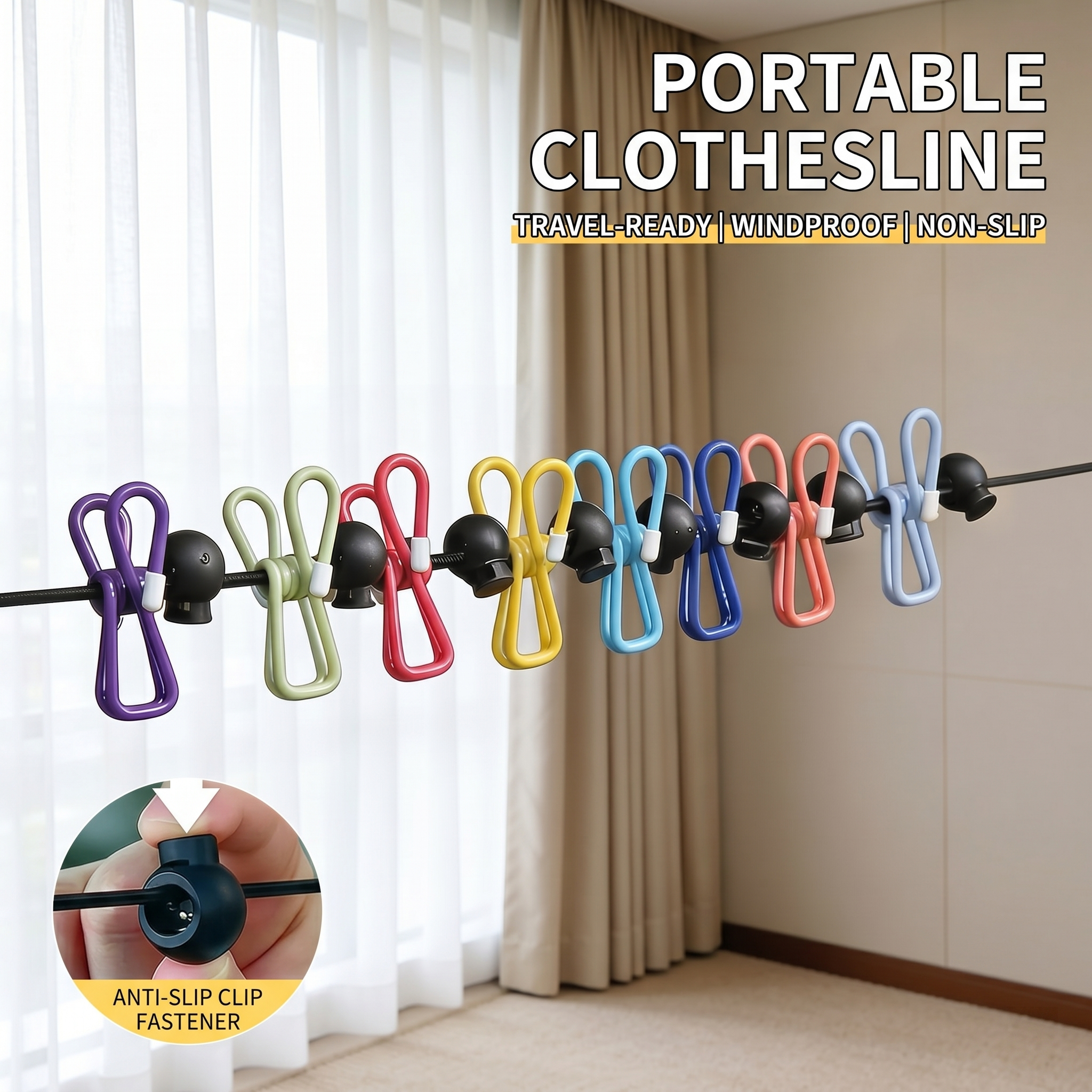 Travel Clothesline Clothes Lin – Tippet Line Bewertung und Preis