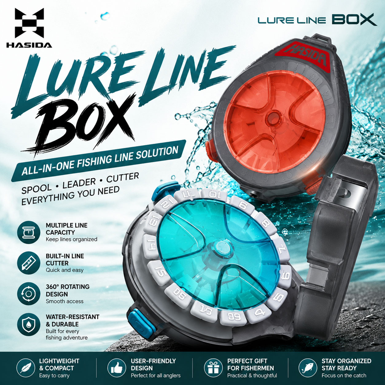 HASIDA Sub Line Box Fishing Ta – Fishing Line Box Bewertung und Preis