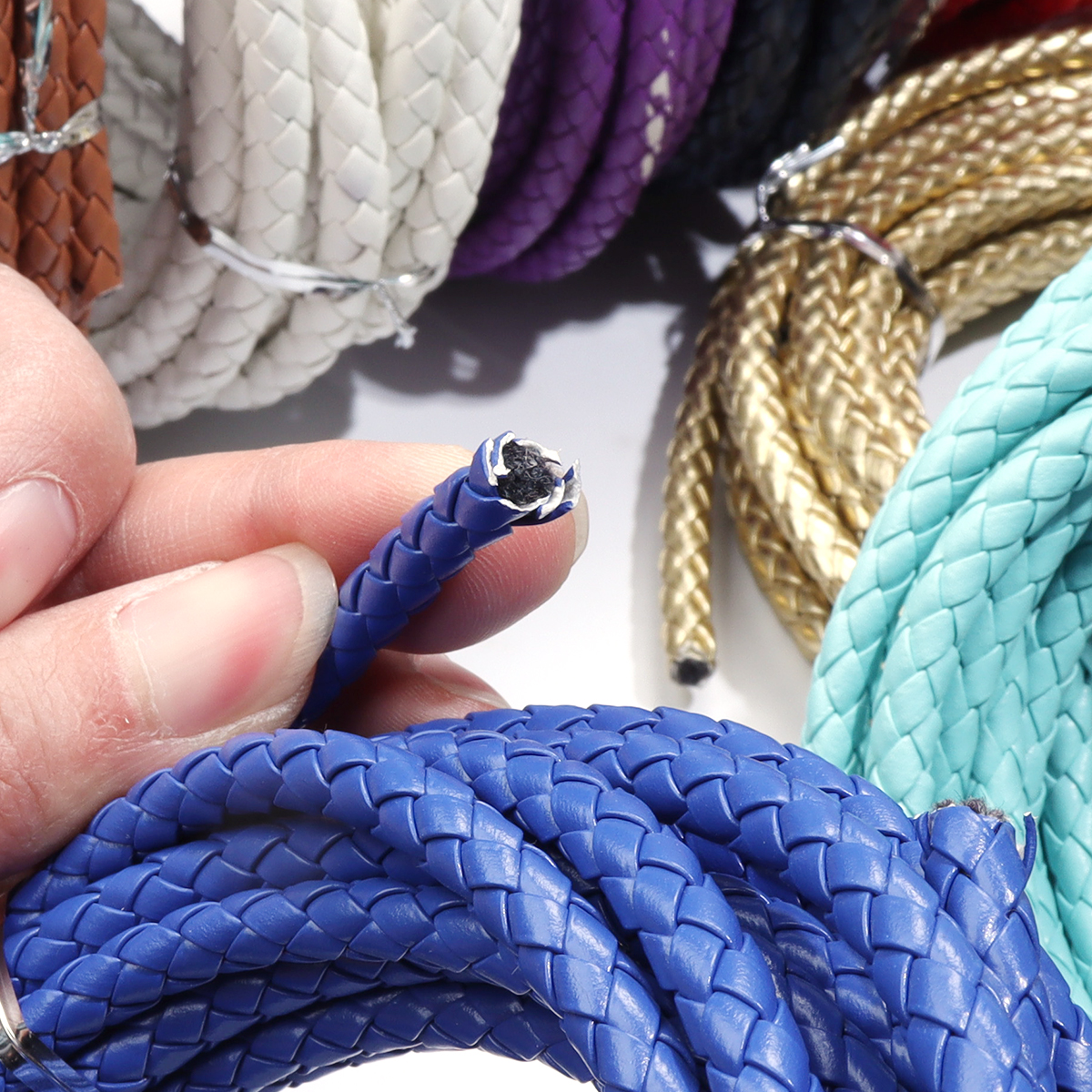 5 Yards/lot 6/7mm Braided Leat – Braided Line Bewertung und Preis