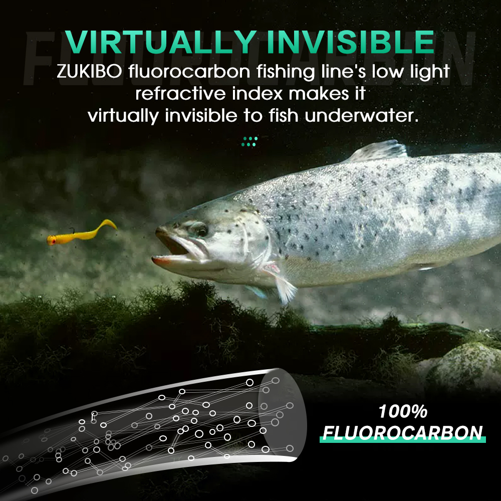 ZUKIBO 100% Fluorocarbon Fishi – Fluorocarbon Line Bewertung und Preis